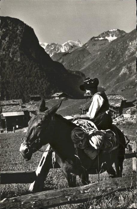 La Forclaz Aigle Junges Maedchen