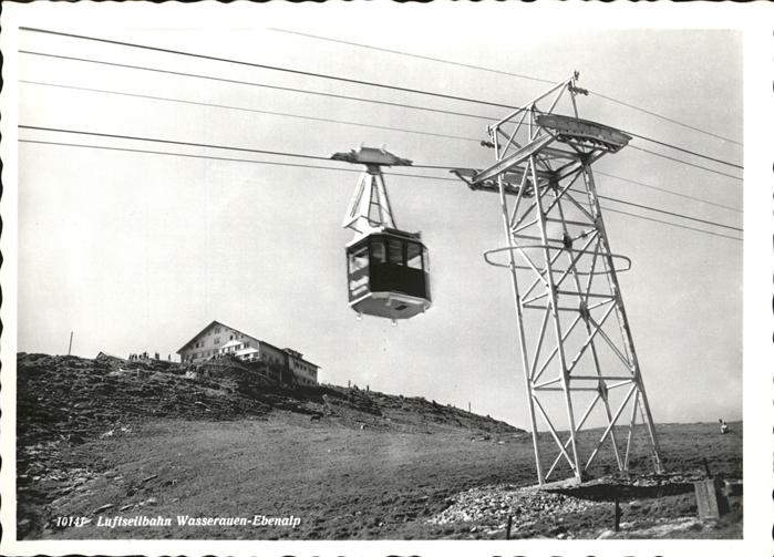 Wasserauen Luftseilbahn
Berggasthaus Ebenalp