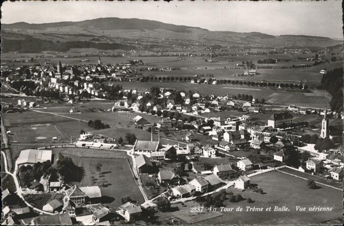 Gruyeres FR La Tour de Treme et Bulle
