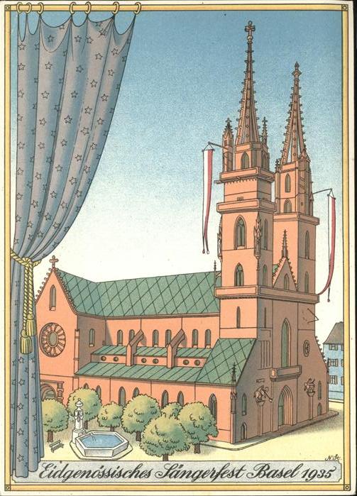 Basel BS Eidgenoessisches Saengerfest