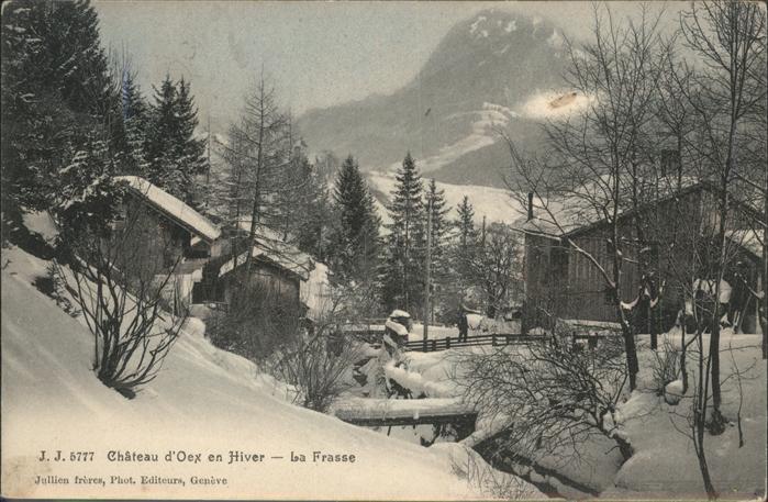 Chateau-d Oex la Frasse