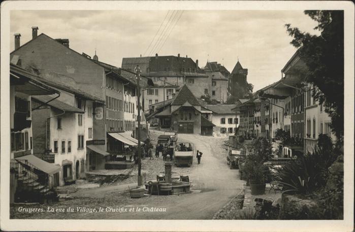 Gruyeres FR Rue du Village