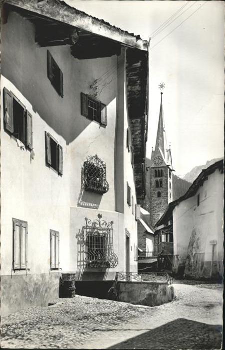 Berguen Bravuogn GR Dorfpartie