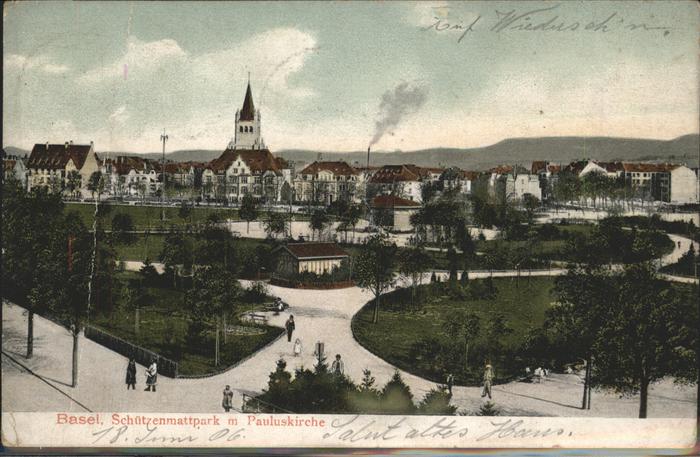 Basel BS Schuetzenmattpark Pauluskirche