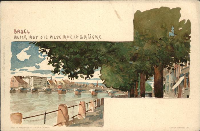 Basel BS alte Rheinbruecke