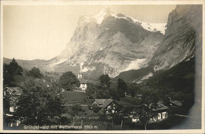 Grindelwald BE Wetterhorn