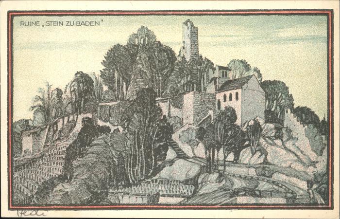 Baden Ruine Stein zu Baden