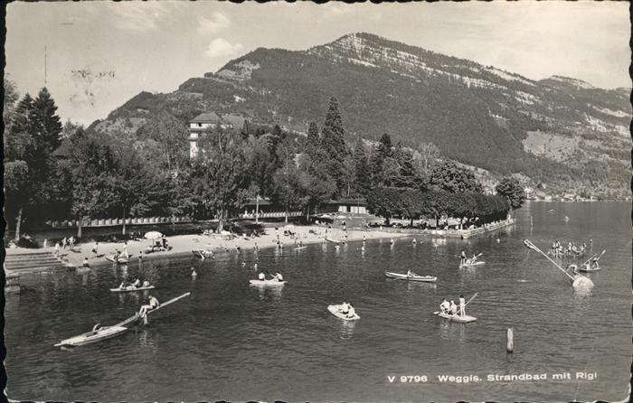 Weggis Vierwaldstaettersee Strandbad Rigi