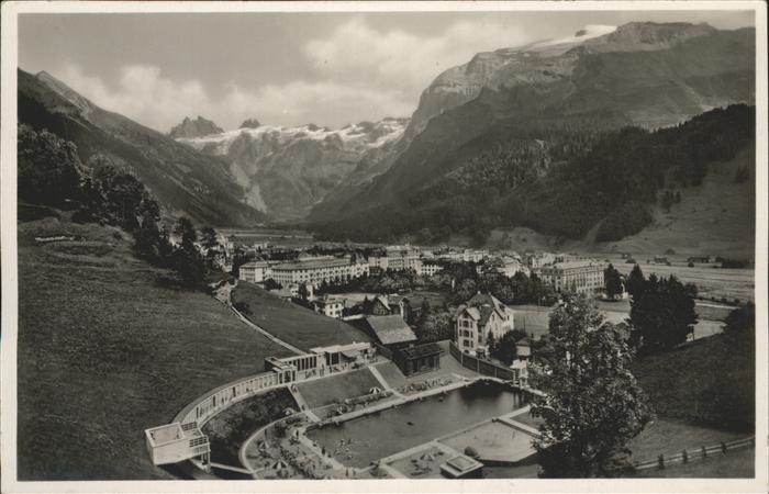 Engelberg OW Schwimmbad Spannoerter Titlis