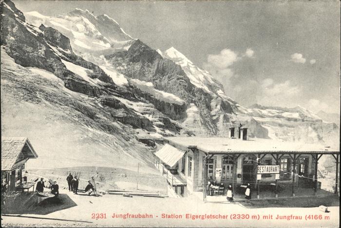 Jungfraubahn Station Eigergletscher