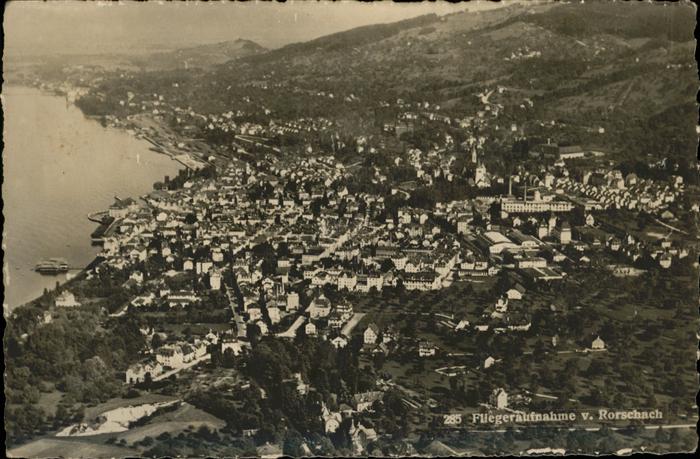 Rorschach Bodensee Fliegeraufnahme