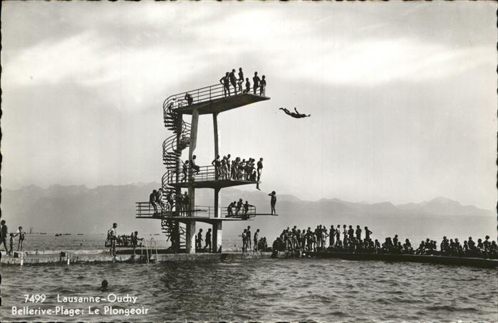 Lausanne VD Bellerive Plage Le Plongeoir