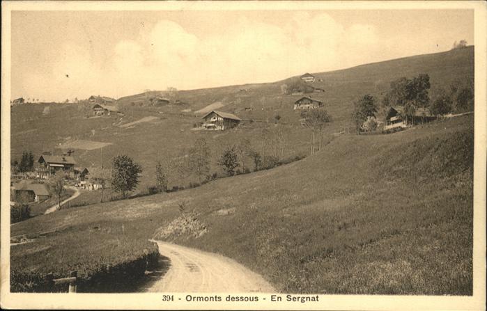 Ormont-Dessous Sergnat