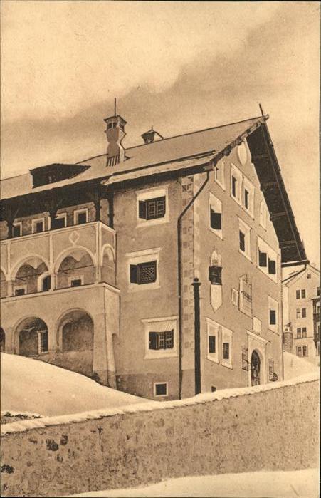 St Moritz GR Engadiner Museum