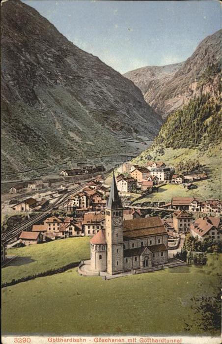Gotthardbahn Goeschenen Gotthardtunnel