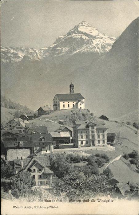 Gotthardbahn Wassen Windgelle