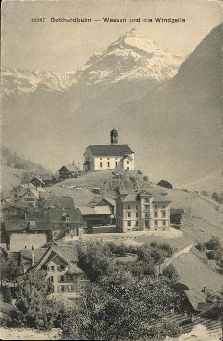 Gotthardbahn Wassen Windgelle