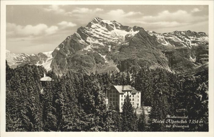 Maderanertal Hotel Alpenclub