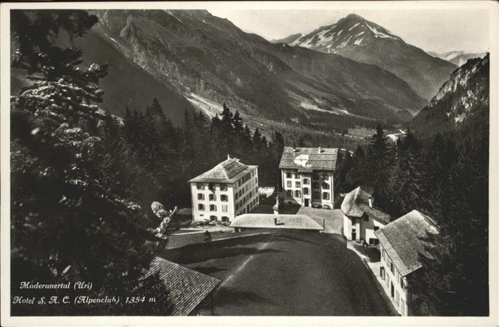 Maderanertal Hotel SAC