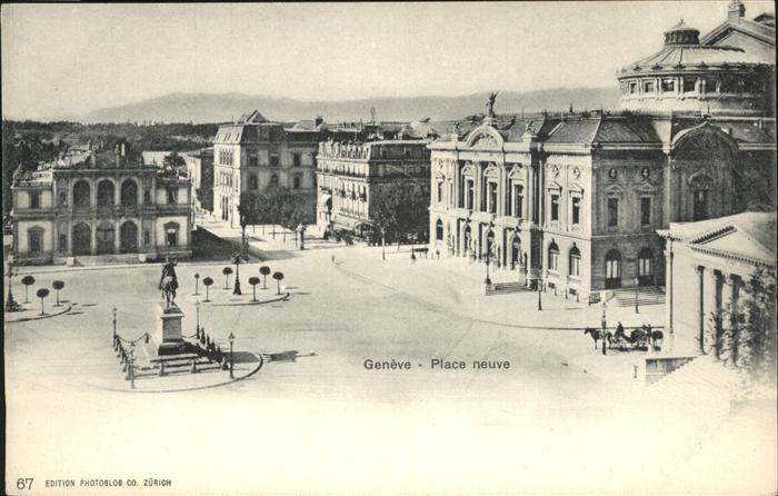 Geneve GE Place Neuve Kutsche