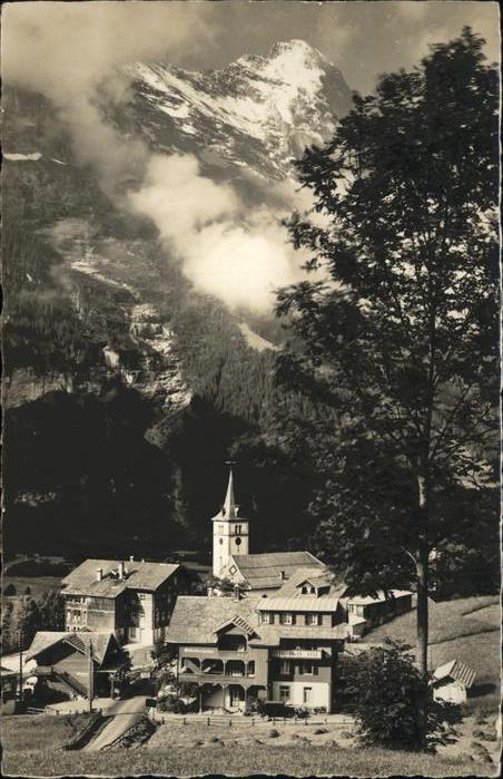 Grindelwald BE Kirche Eiger
