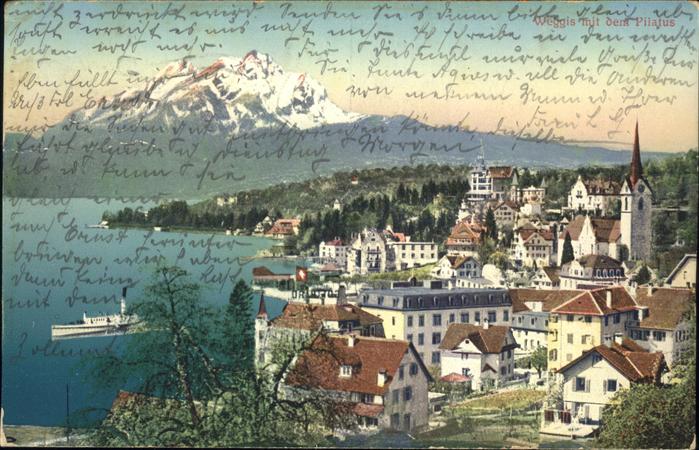 Weggis Vierwaldstaettersee Pilatus Schiff