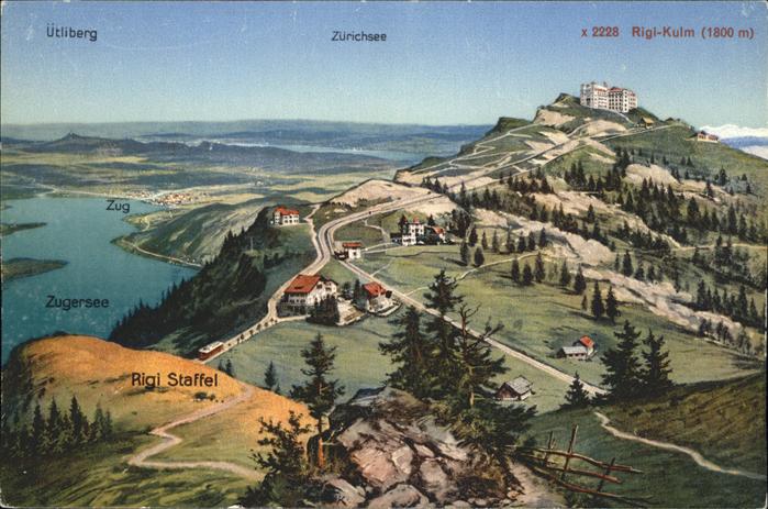Rigi-Staffel uetliberg Zuerichsee Rigi Kulm Zugersee