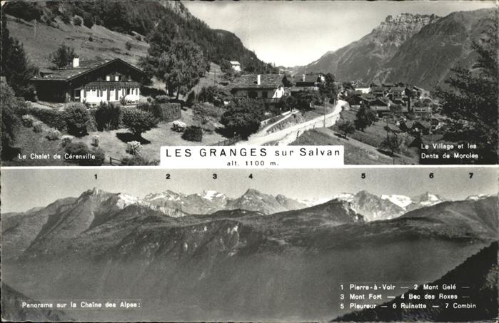 Les Granges VS Chalet Cerenville Dents de Morcles