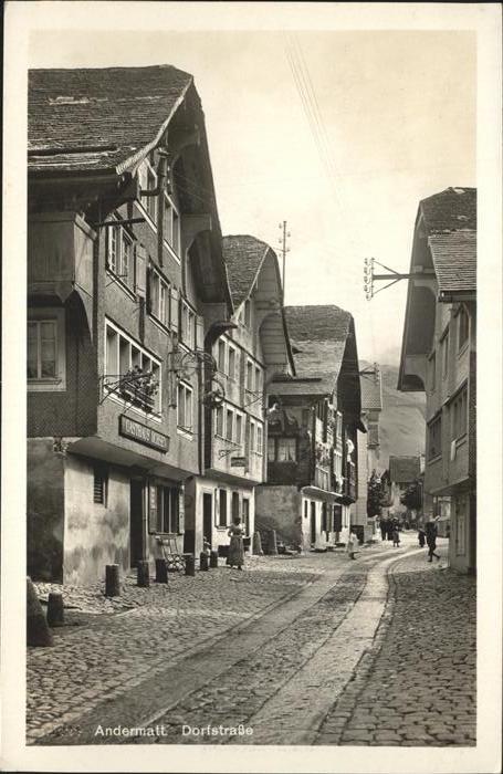 Andermatt Dorfstrasse