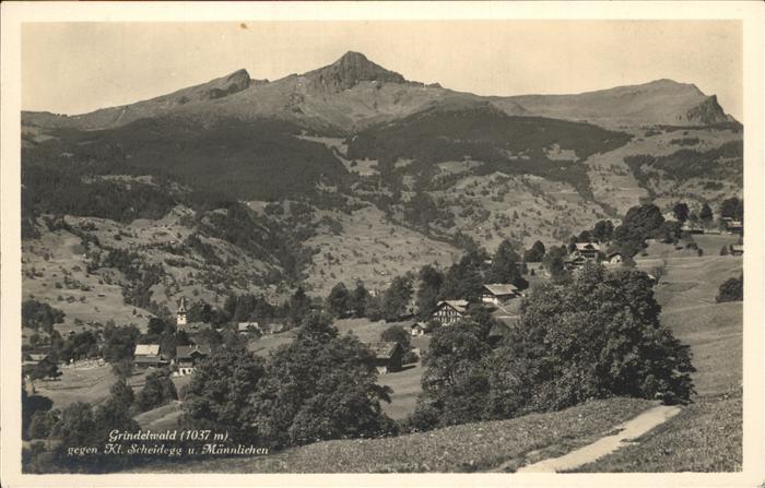 Grindelwald BE Kl. Scheidegg Maennlichen