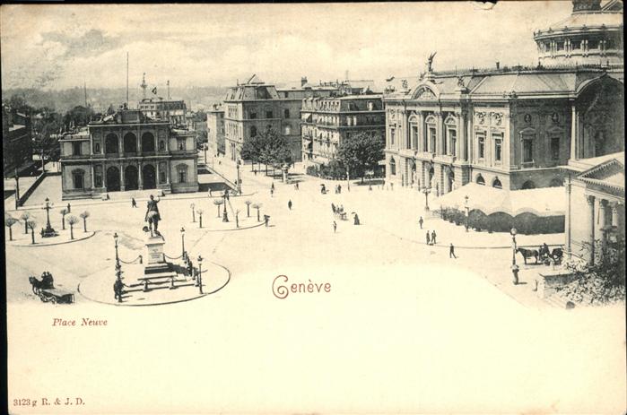 Geneve GE Place Neuve Pferdekutsche