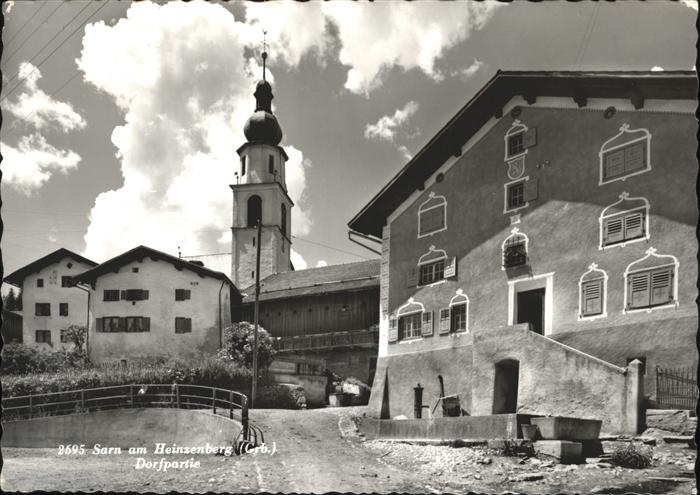Sarn Hinterrhein Dorfpartie
