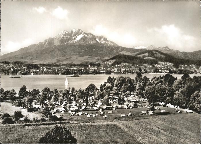 Luzern LU Zeltplatz Lido Camping Club Luzern