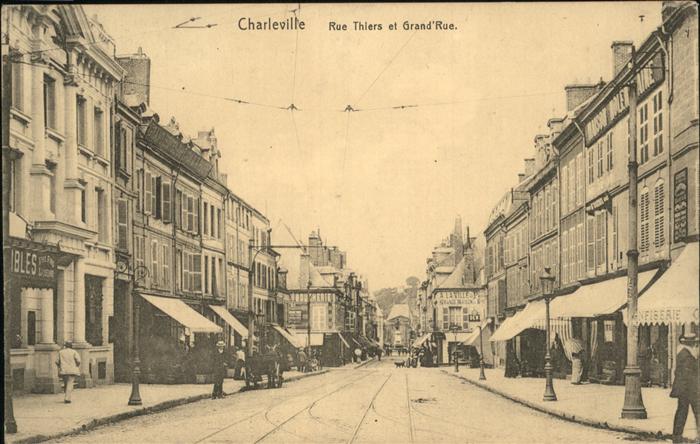 Charleville 08-Meziers Rue Thiers Grand Rue