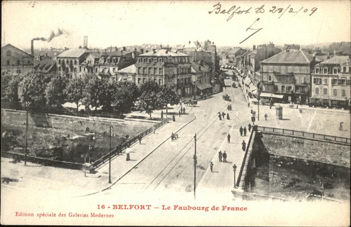 Belfort Alsace Faubourg de France Brücke