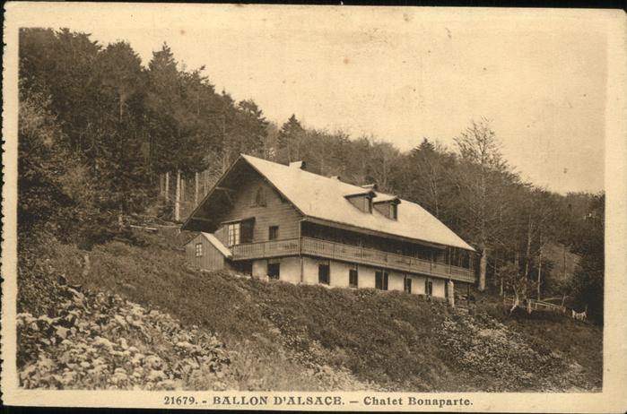Ballon d Alsace Chalet Bonaparte