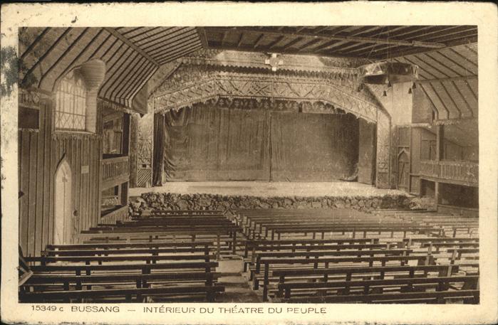 Bussang Vosges Interieur Theatre