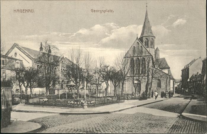Hagenau Elsass Georgsplatz