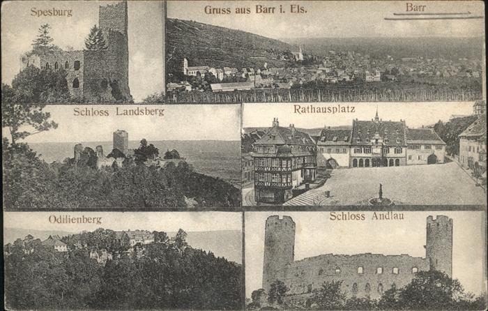 Barr Bas-Rhin Spesburg Schloss Landsberg Odilienberg