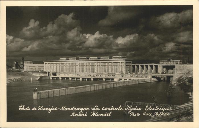 Mondragon La centrale Hydro-Electrique