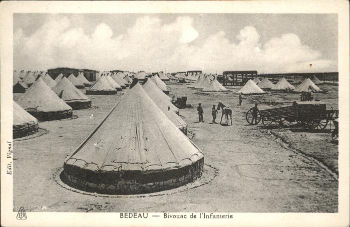 Alger Algerien Bedeau Bivouac de l'Infanterie