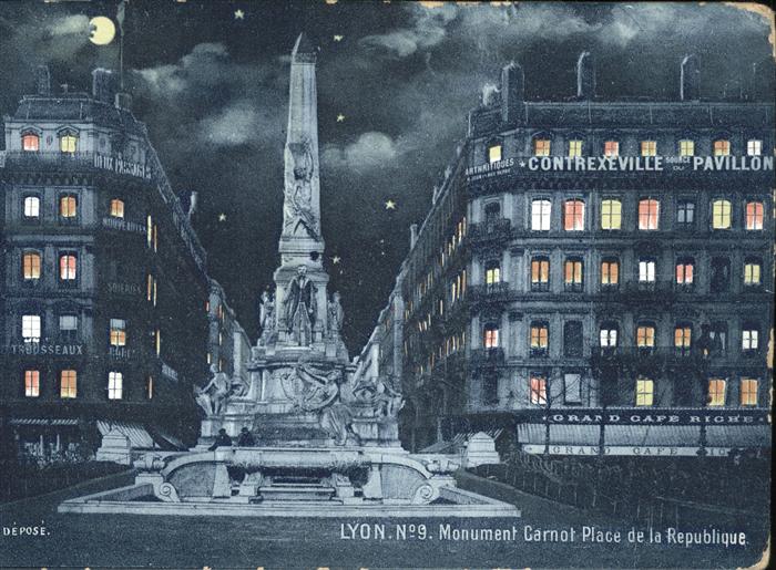 Lyon France Monument Carnot