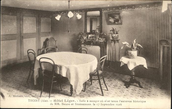 Thoiry Ain Hotel Leger