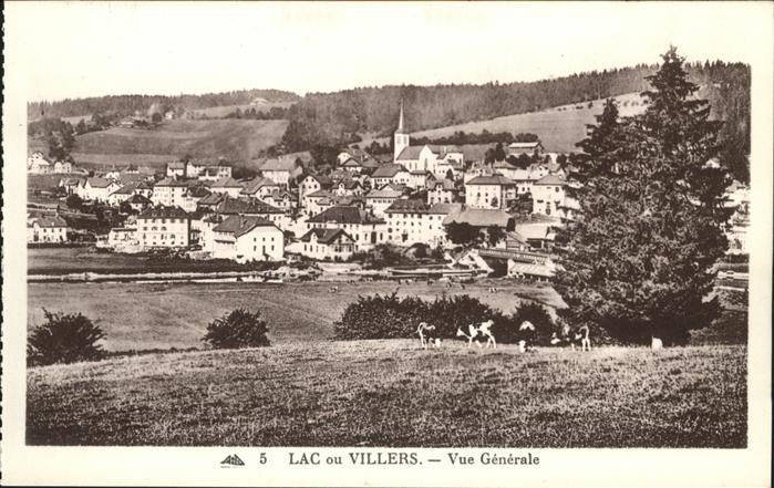 Villers-le-Lac Vue generale