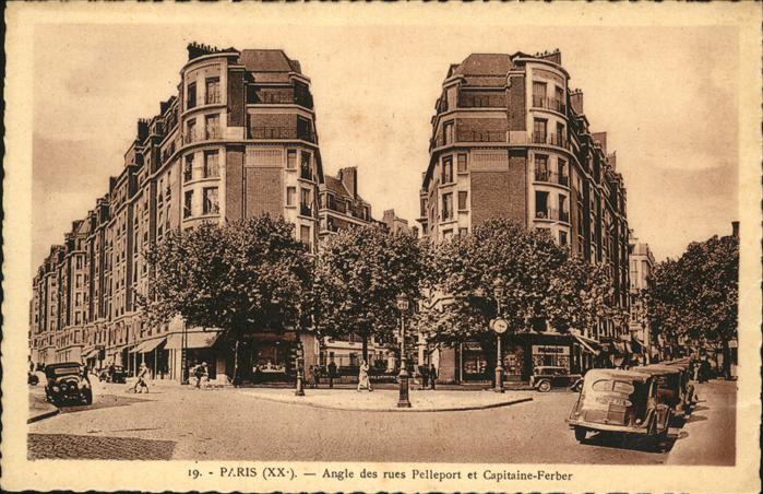 Paris Rue Pelleport Rue Capitaine Ferber