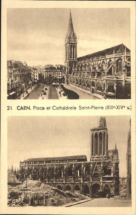 Caen Place Cathedrale St. Pierre