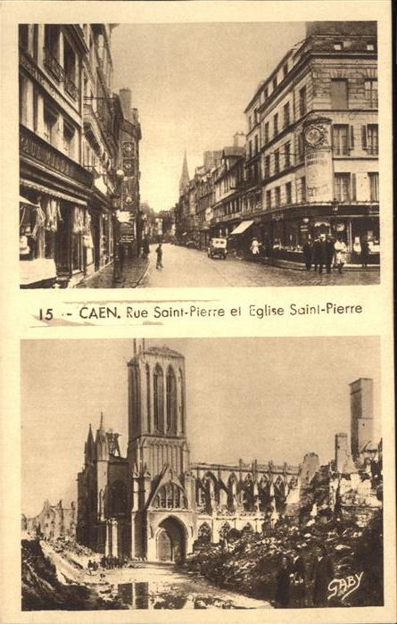 Caen Rue St. Pierre Eglise