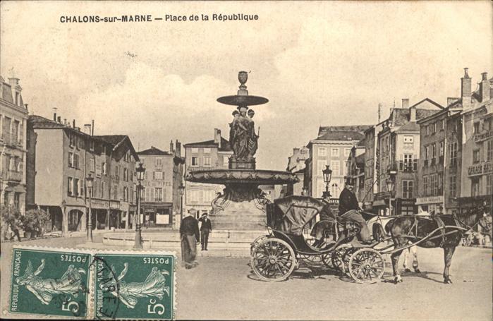 Chalons-en-Champagne Marne Place Republique
