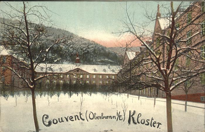 Oberbronn Bas Rhin Elsass Couvent 
Kloster