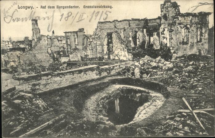 Longwy Lothringen Burgundertor